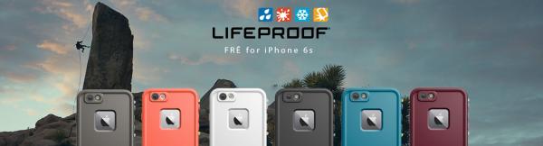 薄型・タフネスで人気の防水ケースLIFEPROOFに待望のiPhone 6s用が登場。