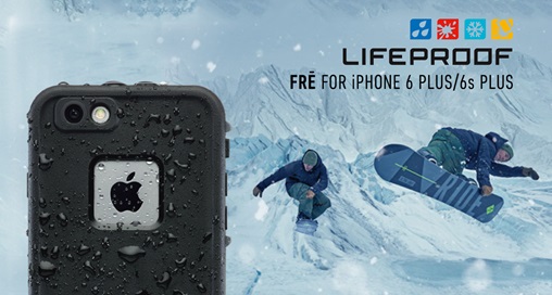 薄型・タフネスで人気の防水ケースLIFEPROOFからiPhone6 Plus/6s Plusユーザー待望のFreタイプが登場！ 第１弾として人気のカラー「Black」を12月25日より販売開始！
