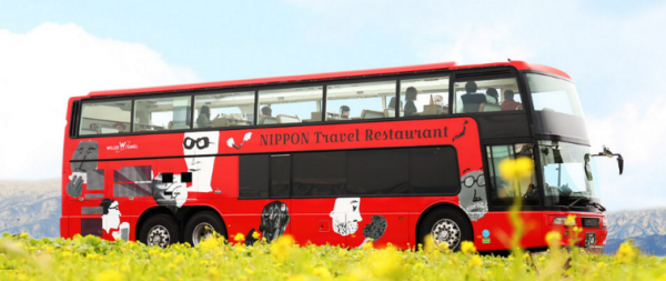 絶景を楽しみながら地方の旬な食材を味わう、日本初2階建てオープントップのレストランバスを開発！