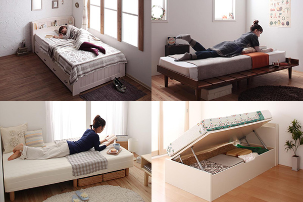 ベッドスタイルのショート丈ベッドコレクション - 長さが短いベッドを提案