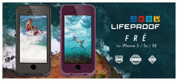 マリンスポーツに最適な防水ケース「LIFEPROOF fre for iPhone SE/5s/5」からカラーモデル2色が新たに登場！8月4日より販売開始！
