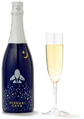 大人気のＡＮＡ限定ボトルのスパークリングワイン　HIKOUKI CAVA 第2弾『星空』予約販売開始！！