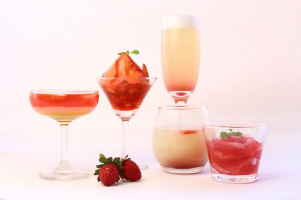 旬のイチゴを使ったオリジナルカクテル5種類が人気の梅酒・果実酒専門店で期間限定で提供開始！