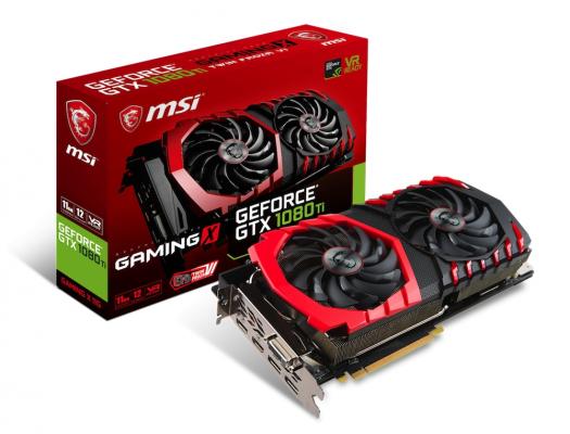 MSI、NVIDIA GeForce GTX 1080 Ti搭載オリジナルOCモデル「GeForce GTX 1080 Ti GAMING X 11G」の先行予約販売を開始