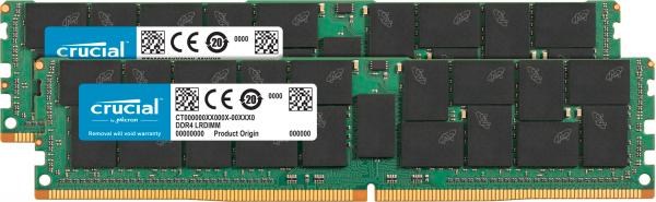 クルーシャル、128GB DDR4 LRDIMMサーバーメモリを発売開始