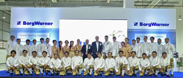 ボルグワーナー、タイで最新のターボチャージャー工場の操業を開始