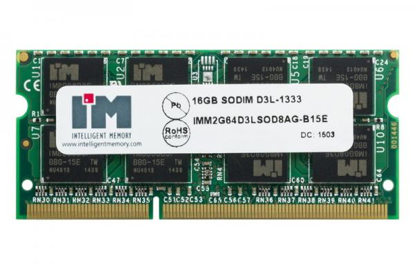 I’M Intelligent Memory、世界初 Intel 第5世代Broadwell-U対応 16GB DDR3L SO-DIMMメモリを2015年6月24日より発売