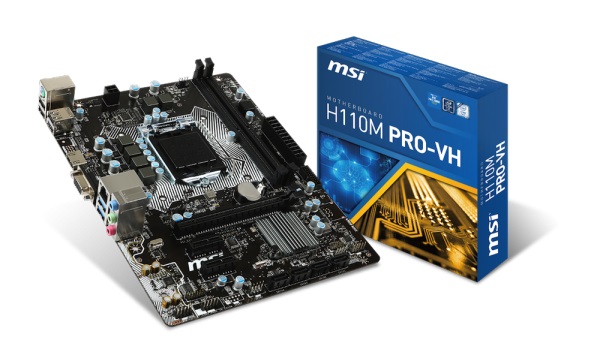 MSI、ビジネス市場向けマザーボード「PROシリーズ」にエントリーモデル「H110M PRO-VH」を追加