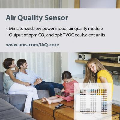 空気の質を正確に測定するamsガスセンサ、 D-Link社の新製品Komfy Switch with Cameraに採用
