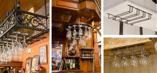 本場ヨーロッパの雰囲気を演出　バーやレストラン向けロートアイアン製グラスラックを発売
