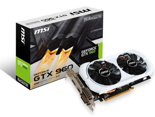 MSI、ブラック＆ホワイトの大型デュアルファンクーラーを採用したGeForce GTX 960搭載OCカードを発売