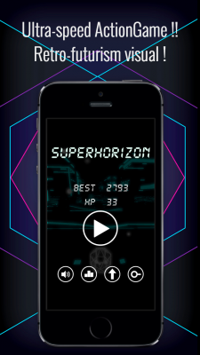 【世界同時配信】 カジュアルゲームシリーズ第一段「SUPERHORIZON」をリリース