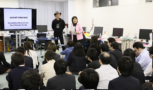 ITジャーナリスト・ソーシャルメディアコンサルタント、神田敏晶氏に講演いただきました
