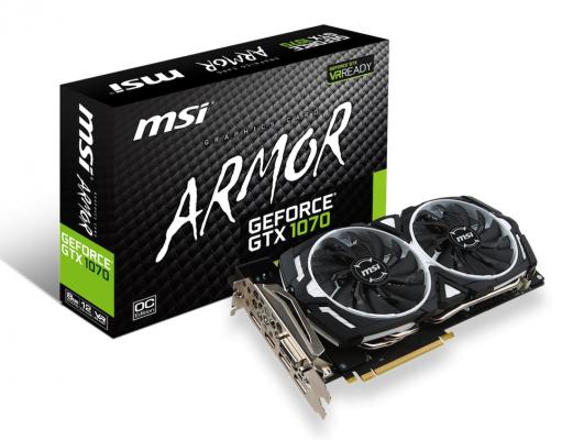 MSI、価格を抑えたNVIDIA GeForce GTX 1070搭載OCカード「GeForce GTX 1070 ARMOR 8G OC」を発売