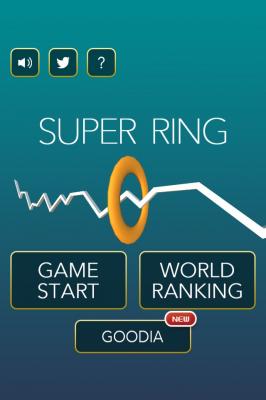 iPhone＆Androidゲーム『Super Ring』を提供開始～ジャンプをしてください。線に触れないように。～