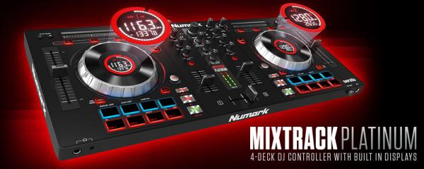 まるでハイエンドDJプレーヤーのプラチナ操作感。JOGにディスプレイがつくと4デッキMIXも超カンタンに！Mixtrackシリーズ最新モデル「Mixtrack Platinum」8月23日（火）発売！