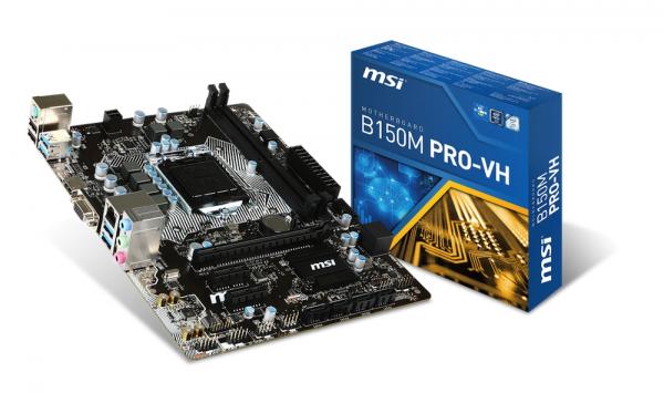 MSI、ビジネス＆一般ユーザー向け低価格Micro-ATXマザーボード「B150M PRO-VH」を発売