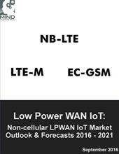 【マインドコマース調査報告】セルラー省電力WANのモノのインターネット（IoT）の市場概観と市場予測