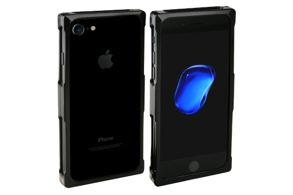 watt-nave design, iPhone 7用アルミバンパーケースに新色の光沢のある黒フッ素塗装を施した「RECTA for iPhone7グロスブラック」販売を開始