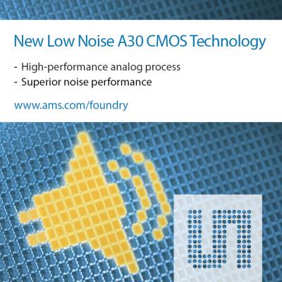 amsの新しい高性能アナログ技術「A30」、卓越したノイズ性能を実現