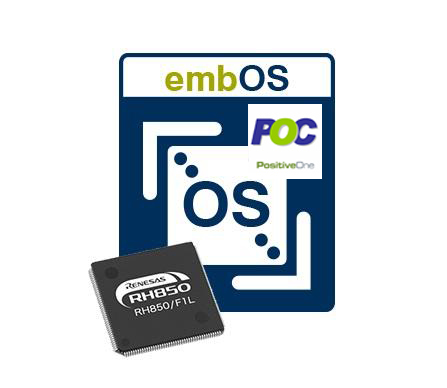 ルネサス車載向けRH850マイクロコントローラ対応embOS最新リアルタイムOSの販売開始