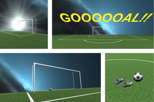 VR空間上でサッカーボールを蹴れる！スーパーシュートが打てる！！「EXTREME FOOTBALL」を開発