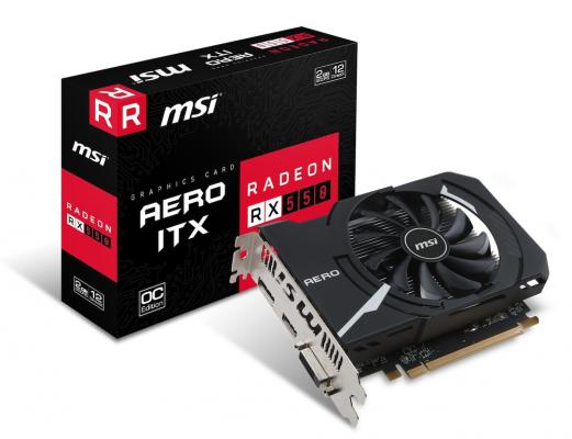 MSI、AMD Radeon RX 550搭載セミ外排気型ショート基板モデル「Radeon RX 550 AERO ITX 2G OC」を発売