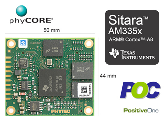 TI Sitara AM335x（ARM Corte-A8）搭載システムオンモジュールphyCORE-AM335xの販売開始