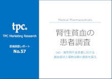 TPCマーケティングリサーチ株式会社、腎性貧血に関する患者調査の結果を発表