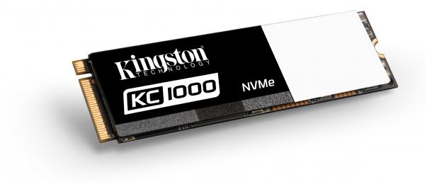 Kingston、SSDエンスージアスト向けKC1000 NVMe PCIe SSDを発表　最大290,000 IOPS・960GBの高性能ストレージをHDビデオ編集やパワーユーザー、ゲーマーへ
