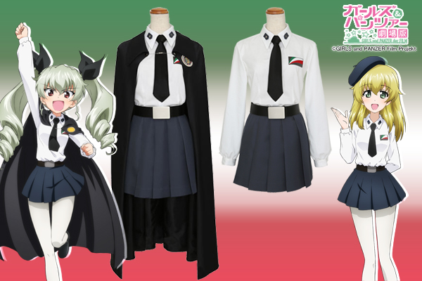 『ガールズ＆パンツァー 劇場版』より、「アンツィオ 高校女子制服」がコスパティオから登場！