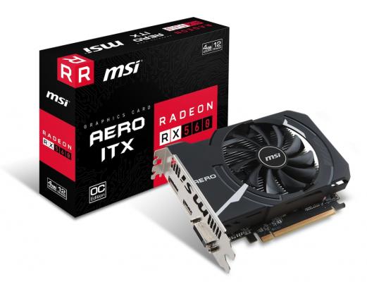 MSI、カード長を15.5cmに抑えたAMD Radeon RX 560 OCモデル「Radeon RX 560 AERO ITX 4G OC」を発売