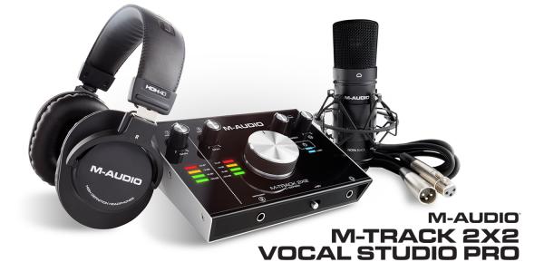 あなたの部屋でハイレゾレコーディング！高品位ソフトウエア付属のボーカル・プロダクション・パッケージ「M-Track 2x2 Vocal Studio Pro」税込29,800円で6月22日発売！