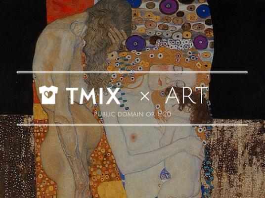 グスタフ・クリムトのアートを題材に自分だけのオリジナルアートTシャツを作れるTMIX×ARTプロジェクト第6弾、6月20日より開始。