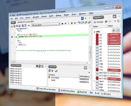Segger Embedded Studio統合開発環境の付属のGNUリンカを独自コードに変え高速化を実現