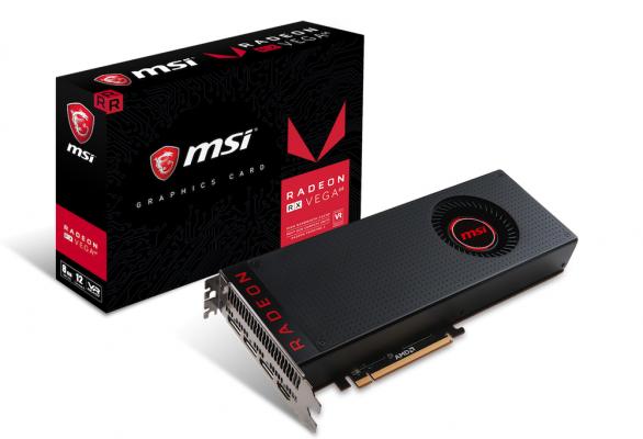 MSI、AMDの最新グラフィックスチップRadeon RX Vega 64を採用した高性能グラフィックスカードを発売