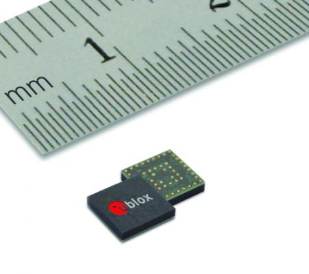 小型バッテリー駆動型デバイス向け業界最小の超低消費電力のGNSS SiP