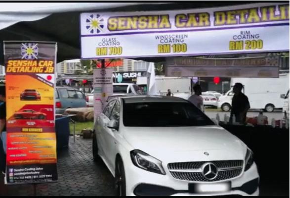 洗車の王国の海外事業22か国で展開中/マレーシア ジョホールバルの自動車イベントに参加