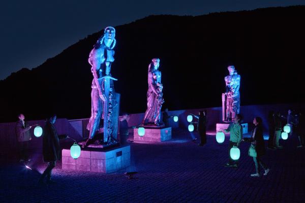 彫刻の森美術館で「箱根ナイトミュージアム」を12月1日（金）より1月８日（月・祝）まで開催！ 夜の美術館を楽しめる、今までにないアートとしての体験型ライトアップイベントです。