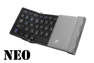 スマホやタブレットに便利なマルチペアリング搭載の3つ折りBluetoothキーボード 「NEO（ネオ）」を発売