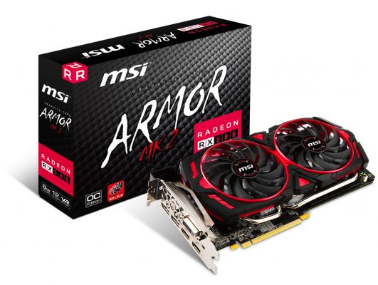 MSI、AMD Radeon RX 580搭載オーバークロックモデルに「Radeon RX 580 ARMOR MK2 8G OC」を追加