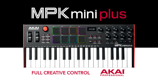 AKAI Professional新製品「MPK mini plus」のリリース、発売のお知らせ