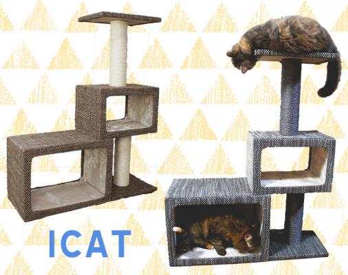 iDog&iCat「キャットタワー　ダブルボックス」新発売