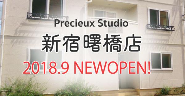 ニュースタイルこども写真館・プレシュスタジオ「新宿曙橋店」が2018年9月にオープン！ご予約受付を開始いたしました。