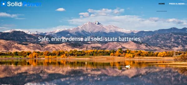 全個体電池ベンチャー SOLID POWER 社、2000万ドルのシリーズAの資金調達を発表