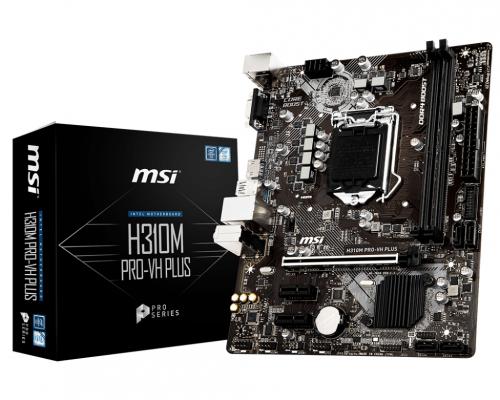 MSI、第8世代Coreプロセッサに対応した低価格Micro-ATXマザーボード「H310M PRO-VH PLUS」を発売