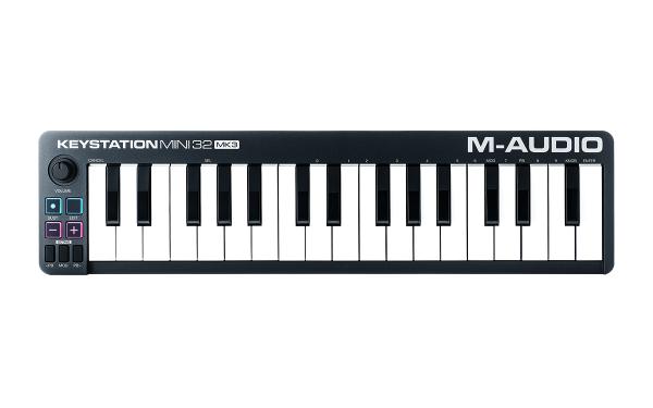 M-AUDIO Keystationシリーズ新製品 「Keystation Mini 32 MK3」32鍵 ポータブルUSB-MIDI コントローラー