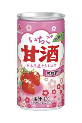 栃木県産とちおとめ果汁を使った 「いちご甘酒」 12月4日（火） 新発売！