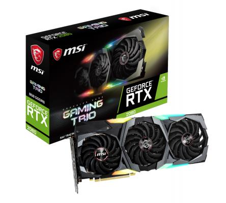 MSI、NVIDIA GeForce RTX 2080搭載オーバークロックモデルに「GeForce RTX 2080 GAMING TRIO」を追加