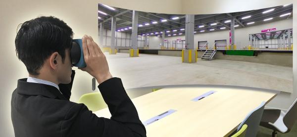 シーアールイー、ナーブの360度パノラマ動画ソリューションを導入　VRで物流施設の内見を効率化する新たなリーシング手法を確立　～周辺環境から内部設備まで、遠隔地物件を3次元で体感可能に～